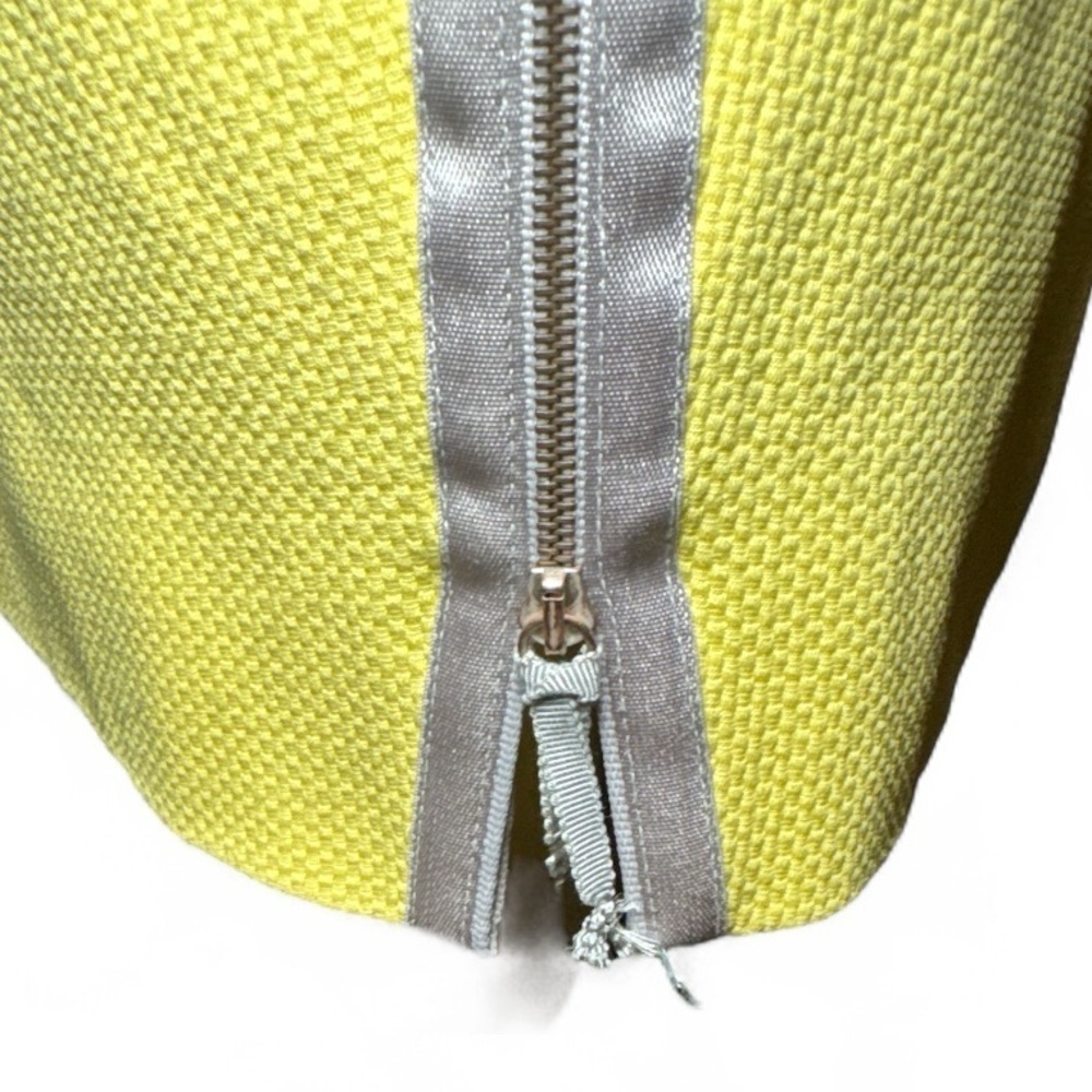 Victoria Beckham Yellow Sleeveless Sheath Dress US 6 UK 10 Summer Cocktail Party - Picture 7 of 16
